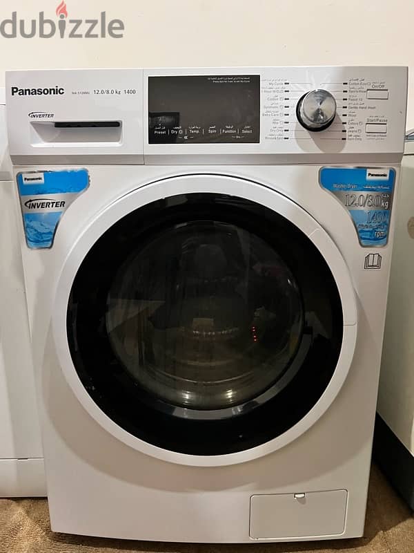 i am salling washing machine 12+8 kg panasonic 1