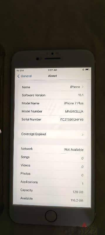 I phone 7+ 128 GB