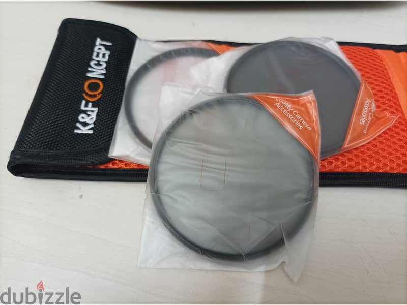 Lens Filter Set (3) K&F 77mm 0