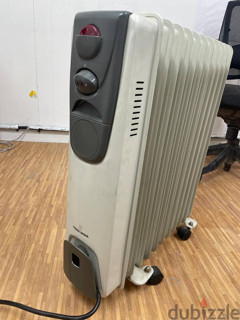 Black&Decker Oil Heater with 11 fins available for Sale!!! 1