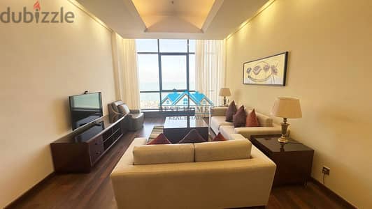 Modern Style Two Bedrooms Sea View Furnished Apartment in Bneid al Ga