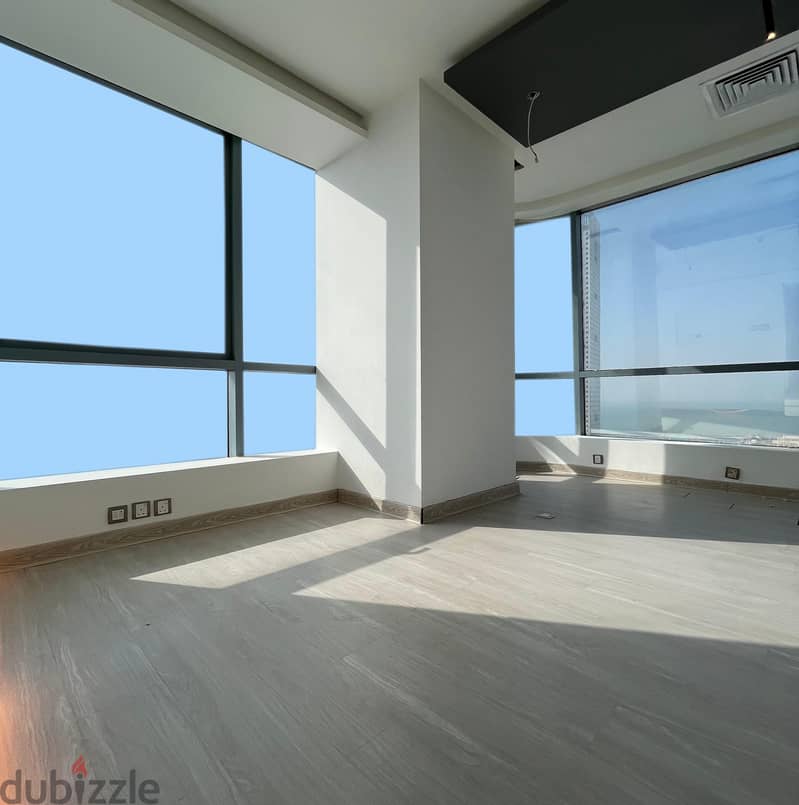 Commercial floor with sea view for rent in sharq , block 5 3