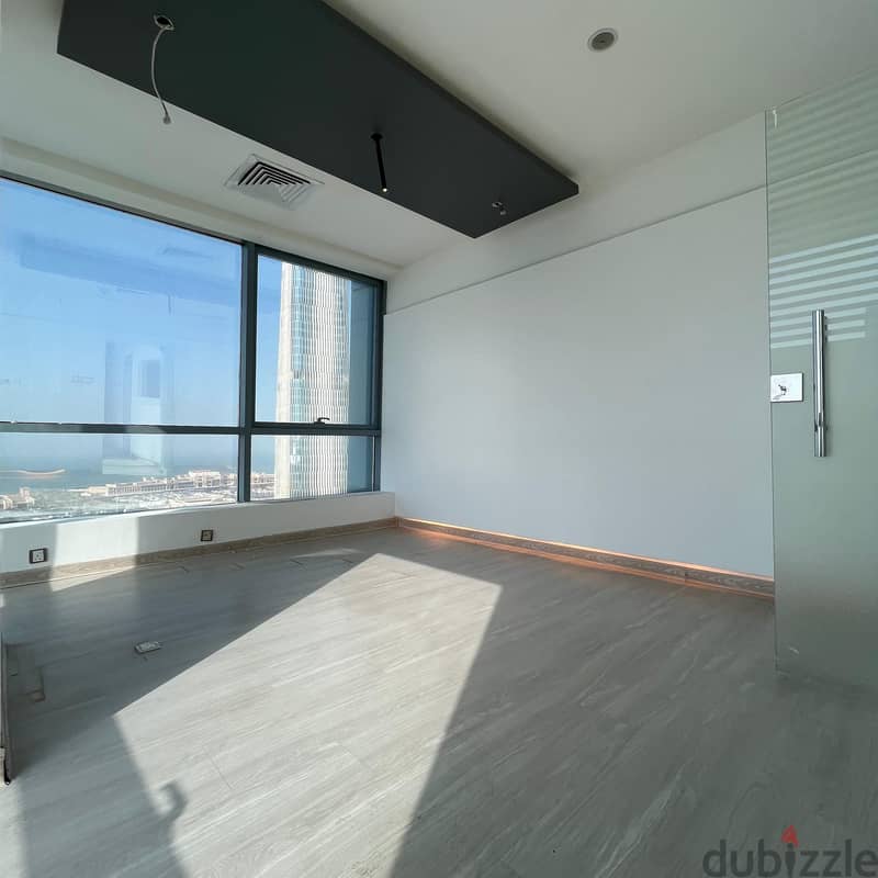 Commercial floor with sea view for rent in sharq , block 5 7