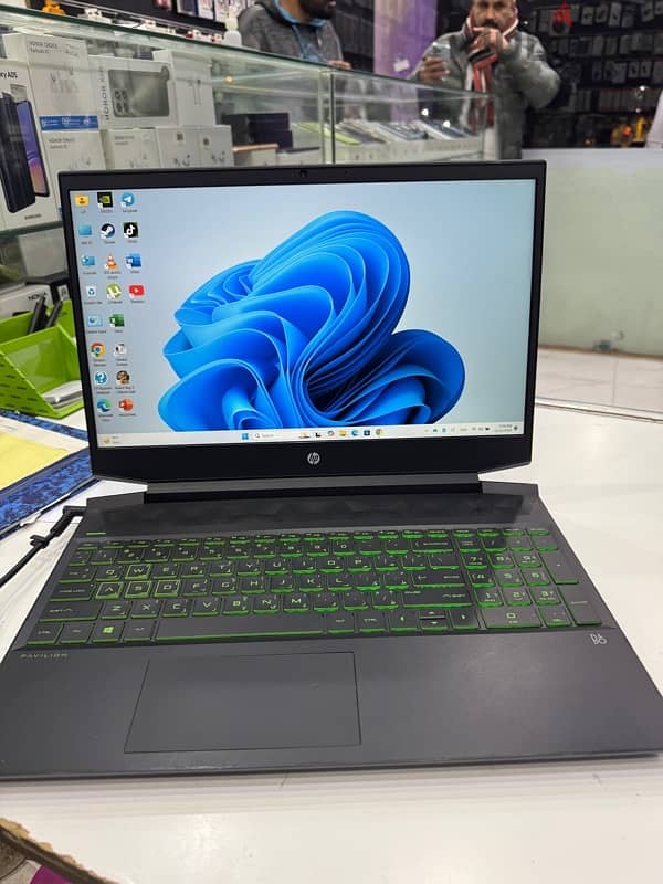 Hp Gameing Ryzan 7 Ram 8GB SSD 256Gb+HDD 1TB Nvidia 1650Ti 4GB 3