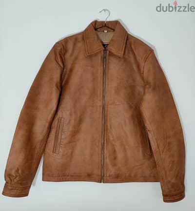 Camel brown Leather jacket