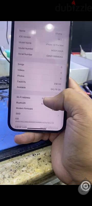 iphone 12pro max 256bttary 87% 4