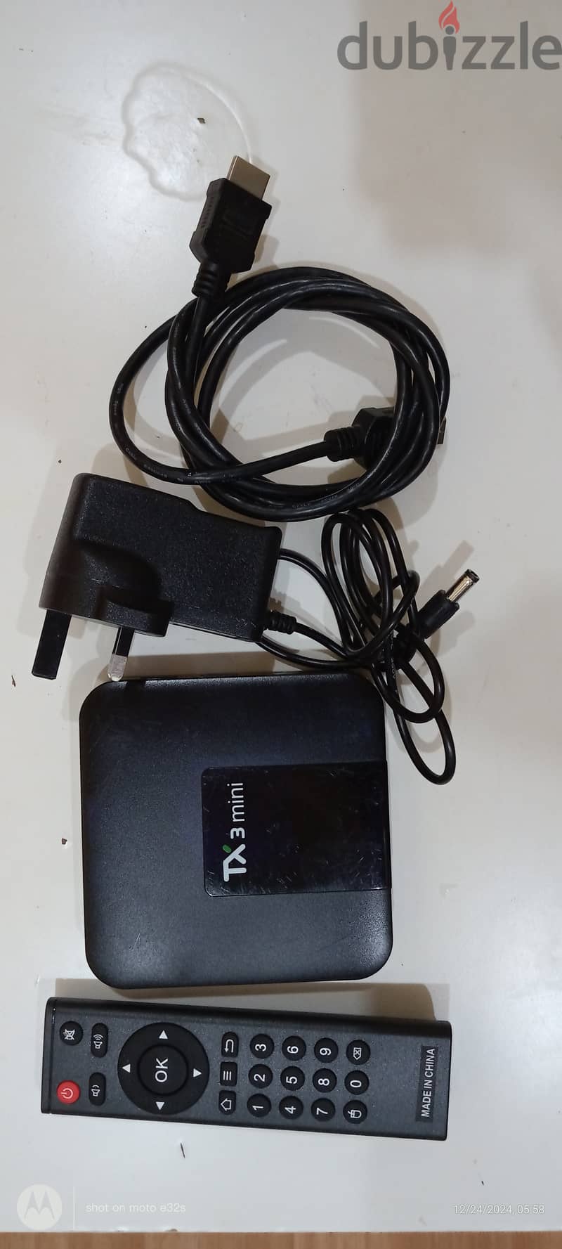 TX3 Mini Android Box for sale, used. Almost 1.5 year old, IP TV availa 2