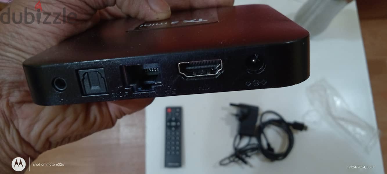 TX3 Mini Android Box for sale, used. Almost 1.5 year old, IP TV availa 4