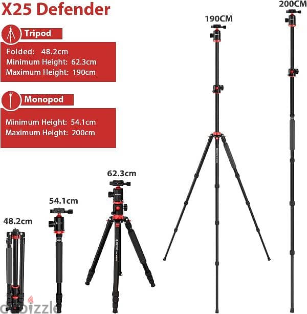 K&F PROFESSIONAL TRIPOD 4