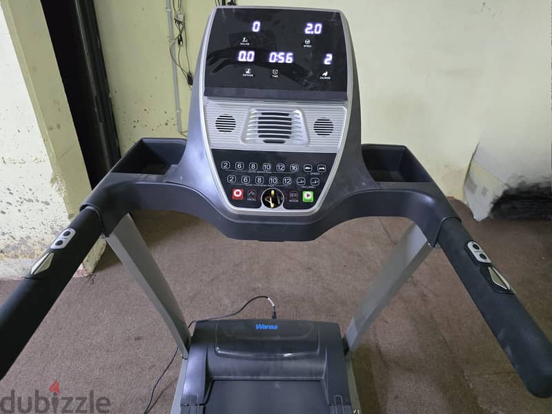 wansa hydraulic 2.5hp auto inclination motorized treadmill for sale 2