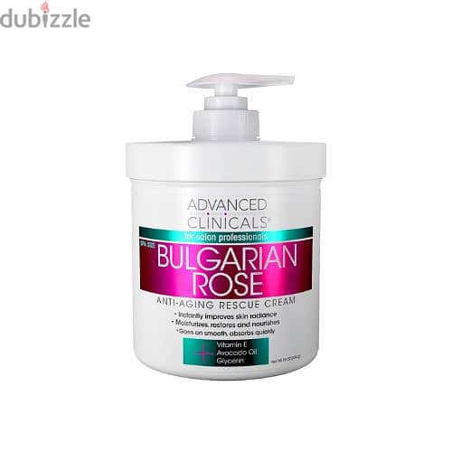 Advanced Clinicals Bulgarian Rose Anti-aging Rescue Cream 0