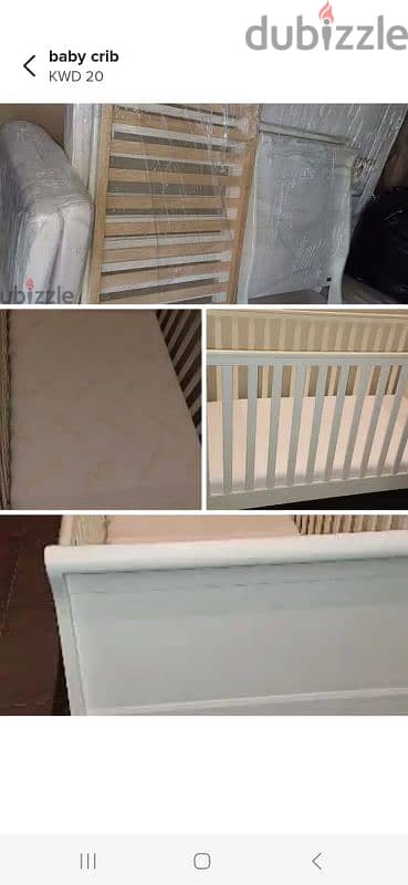 IKEA wooden baby crib