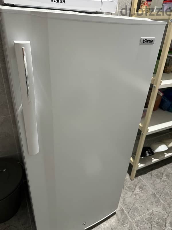 Wansa single door fridge 163 liters-white 1