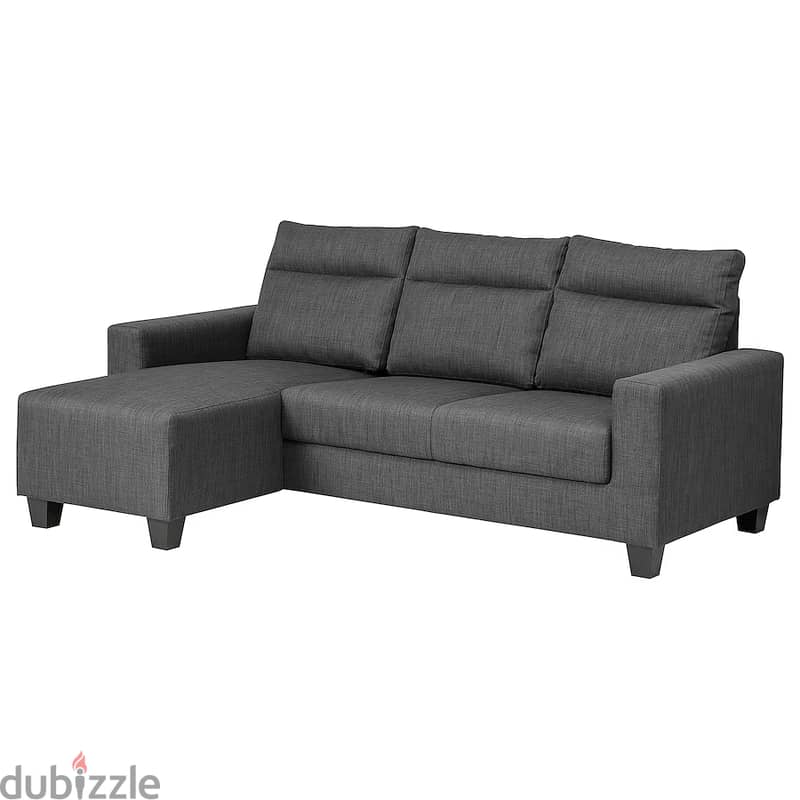 3-seat sofa, with chaise longue 1