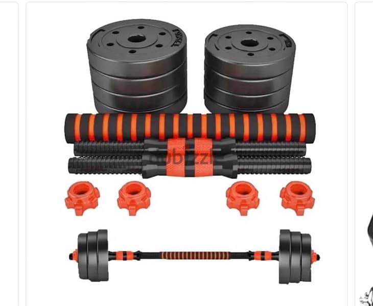 new dumbbell black red color best quality best price durability cast 3