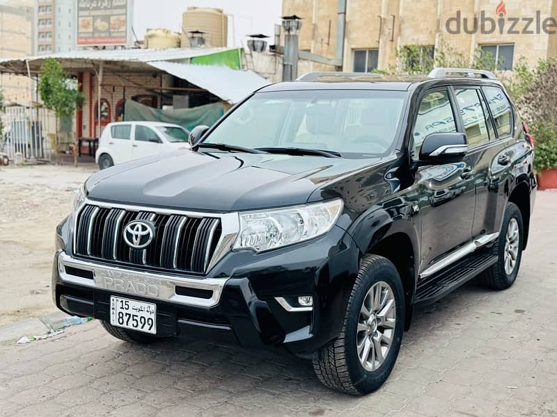 Toyota Prado 2018 Alsayer service& original paint 1