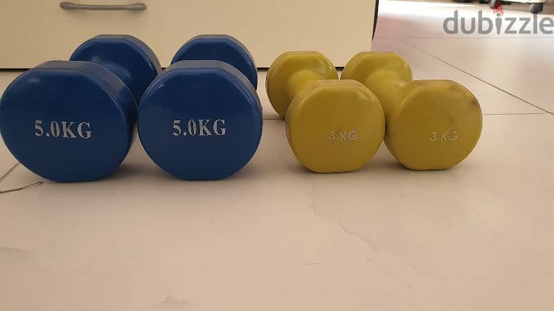 5 + 3 KG Dumbell pair 0