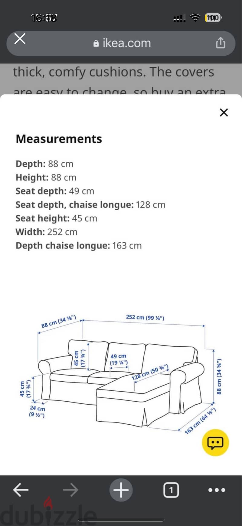 ikea 3seater with lounge 3