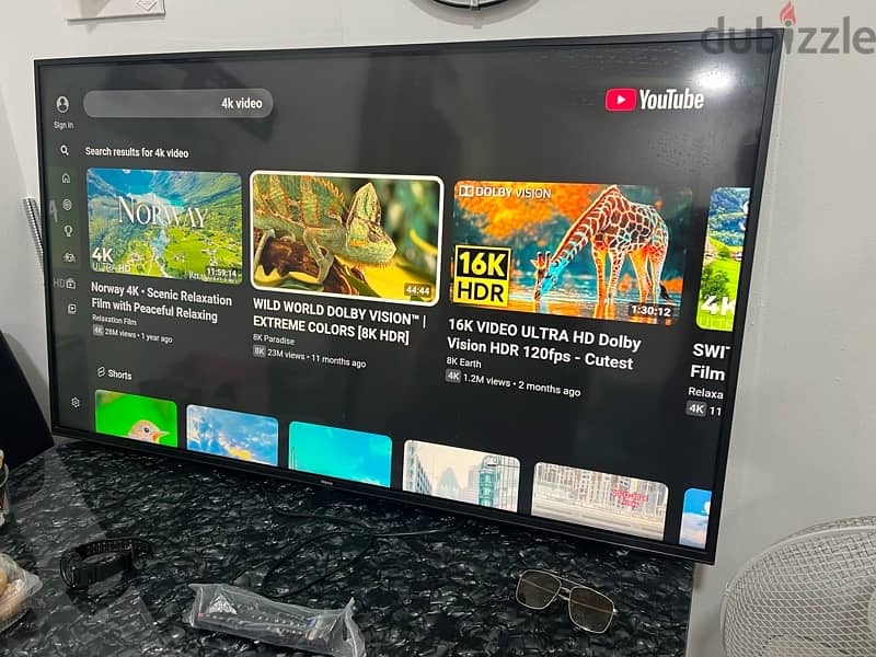 Wansa 55 inches smart not android with original remote 3