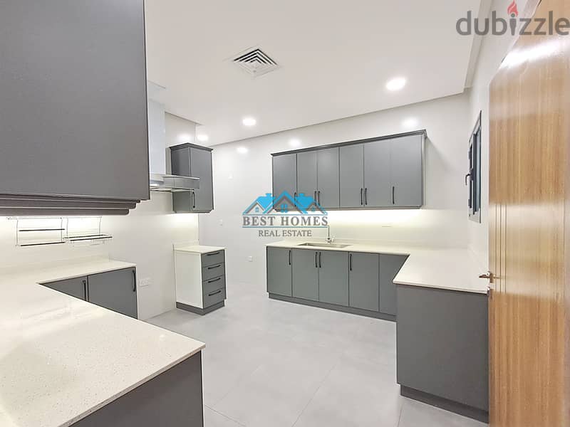 Modern Style 4 Bedrooms Ground Floor in Abu Fatira 5