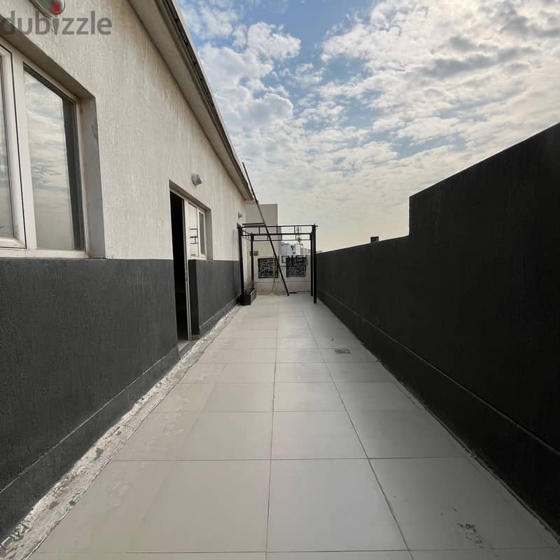 Apartment with roof for rent in Al-Masayel Block 5 6