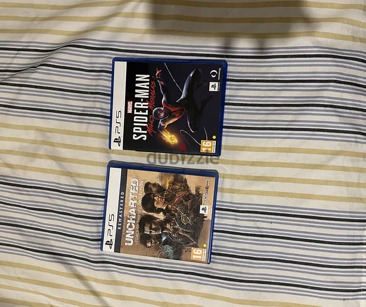 ps5 games uncharted and spider man 3