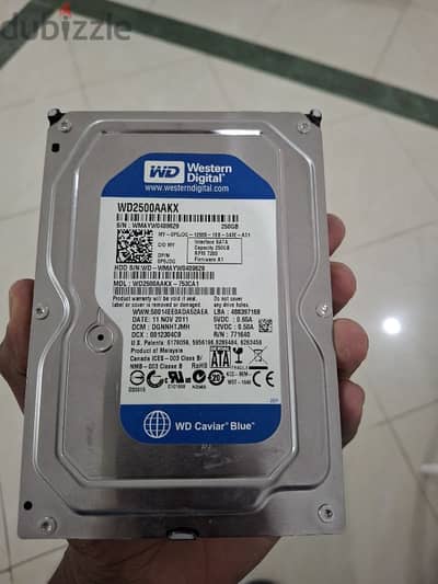 western digital 250gb harddisk