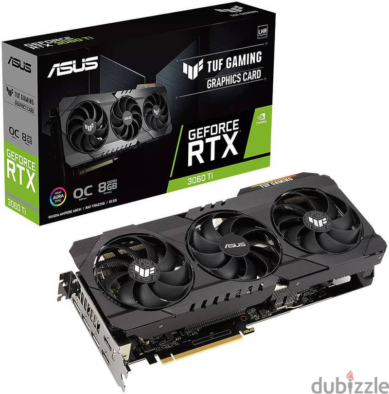 ASUS TUF Gaming RTX 3060 Ti OC Graphics Card, 8GB 0