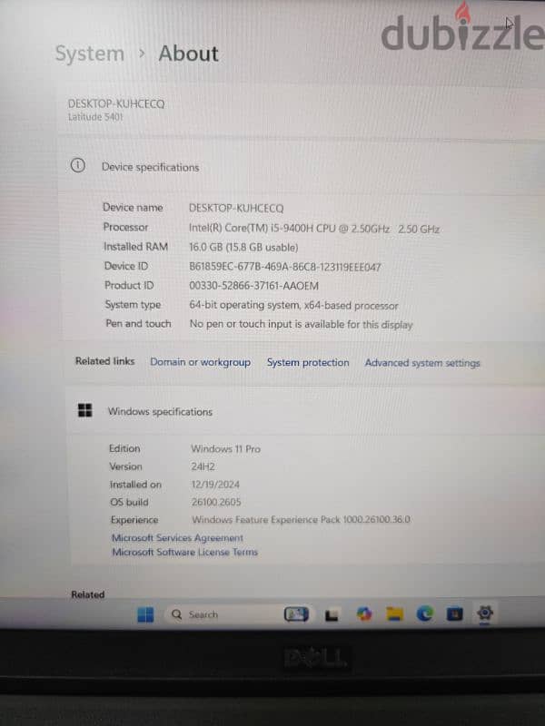 Dell Latitude 5401 i5 (H) 9th gen 16GB RAM 5