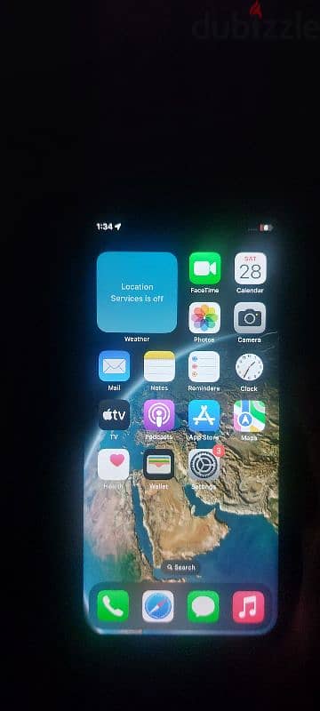 iphone x face id issue very good condition. with two cover 4