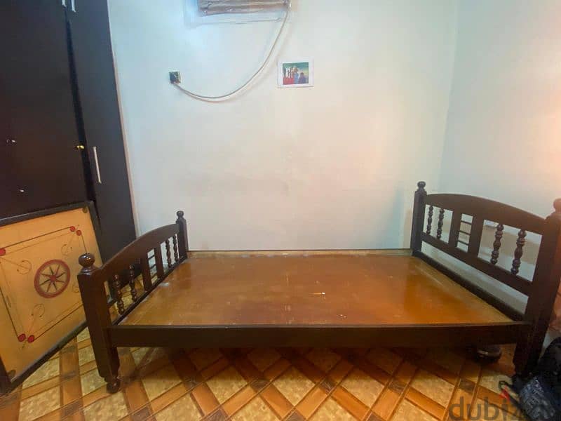 Wooden Single Cot Bed for sale 0