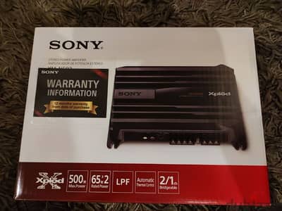 New Condition Sony Xplod Amplifier Boxed