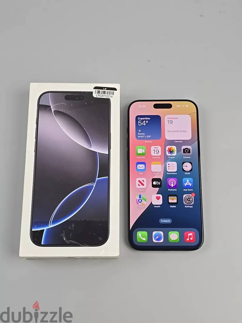 Black Titanium Apple iPhone 16 Pro Max 512GB WhatsApp : +1 7144191773 0