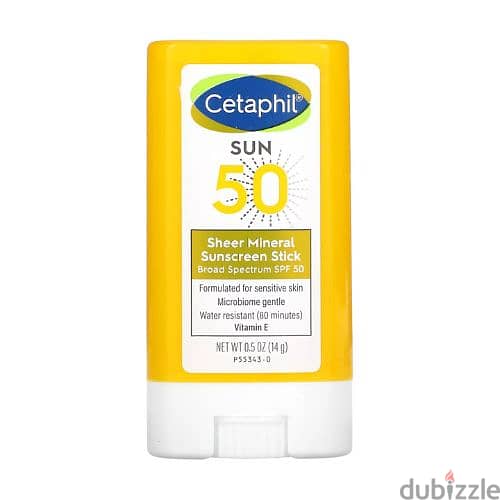 Cetaphil Sheer Mineral Sunscreen Stick Broad Spectrum SPF 50 0