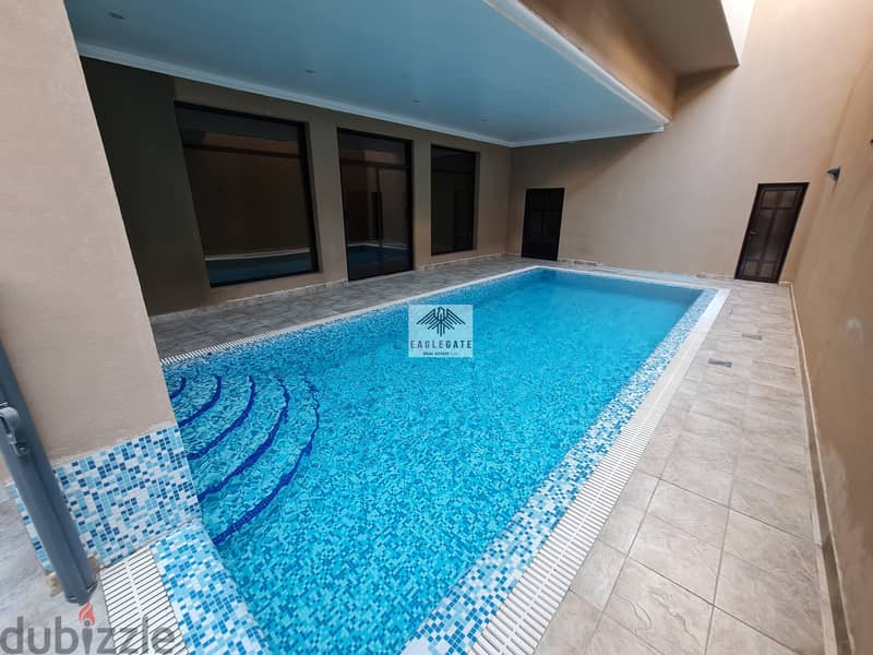 Abu Faitra, huge 4 bedroom apartment with private pool 0