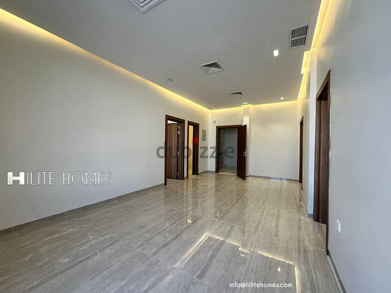 FIVE BEDROOM BRAND NEW TRIPLEX WITH ROOF FOR RENT IN AL FUNAITEES 5