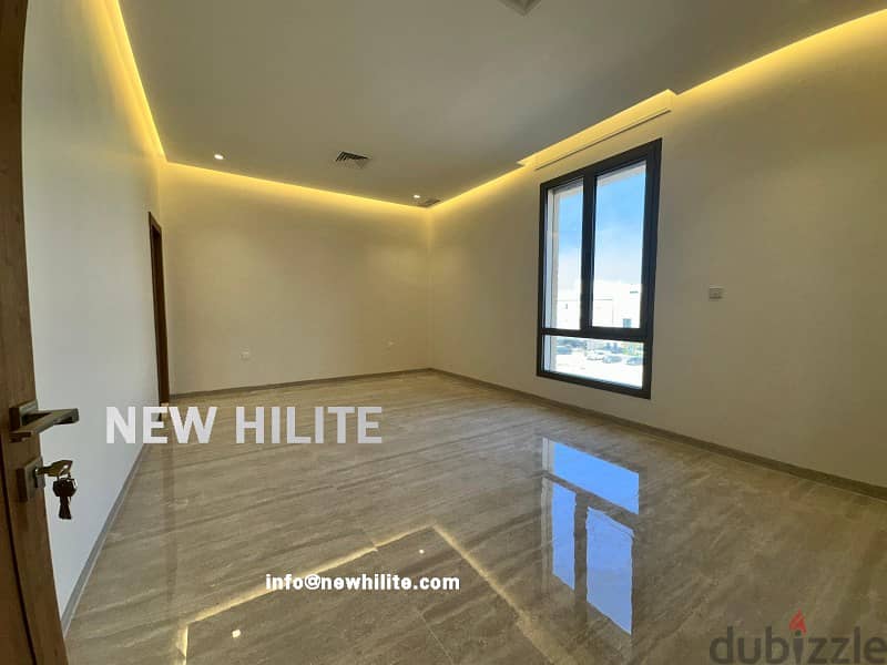 BRAND NEW FIVE BEDROOM TRIPLEX WITH ROOF FOR RENT IN AL FUNAITEES 3