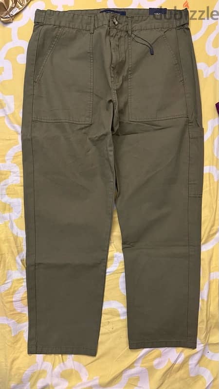 Letman Collection - Army Green Carpenter trouser pants 2