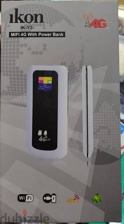 ikon power bank with 4g router