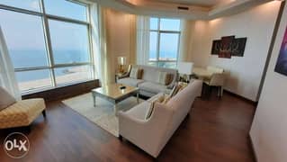 1 and 2 BR full sea view furnished or semi furnished
