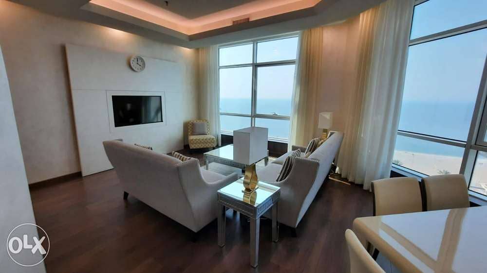 1 and 2 BR full sea view furnished or semi furnished 1