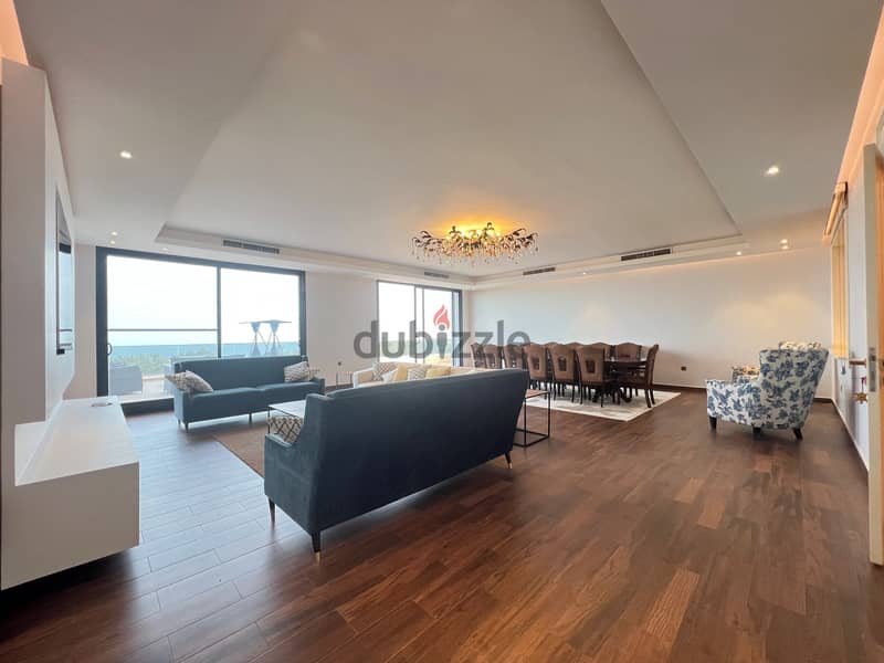 Salwa - sea view 3 bedrooms furnished penthouse with terrace 3