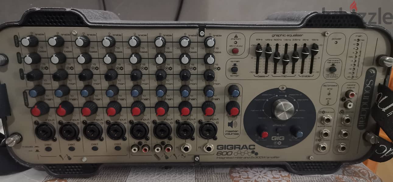 Soundcraft GIGRAC - 600 Powered PA Mixer 0