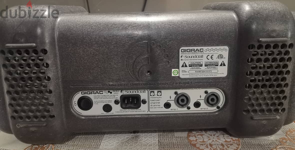 Soundcraft GIGRAC - 600 Powered PA Mixer 3