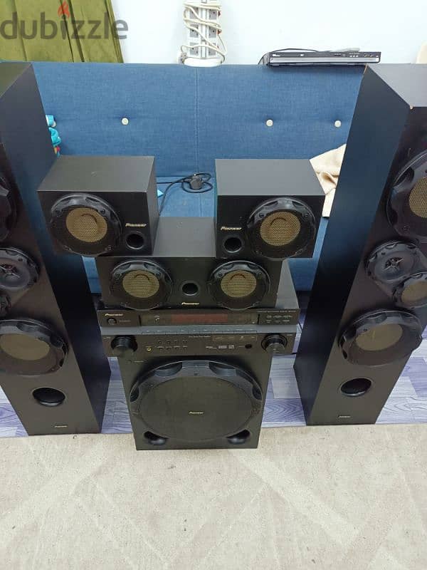 pioneer home theater system full set good condition no remote 1