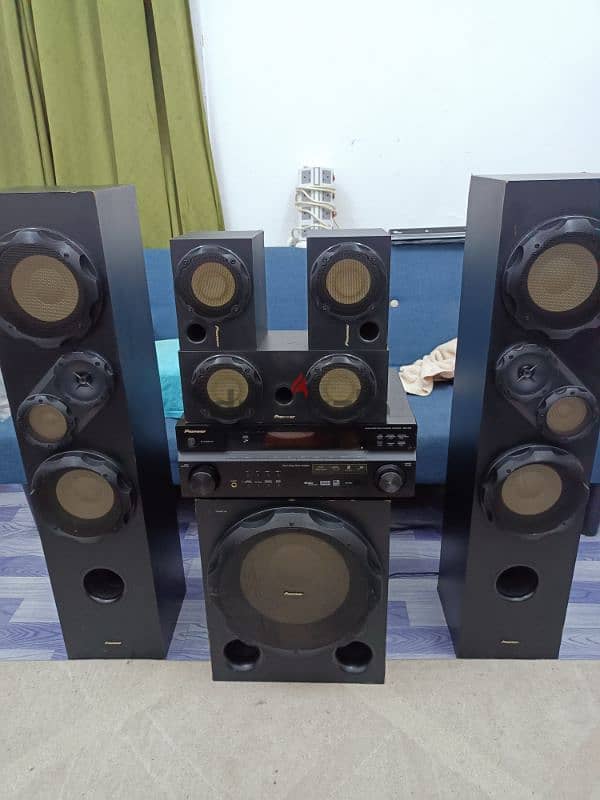 pioneer home theater system full set good condition no remote 2