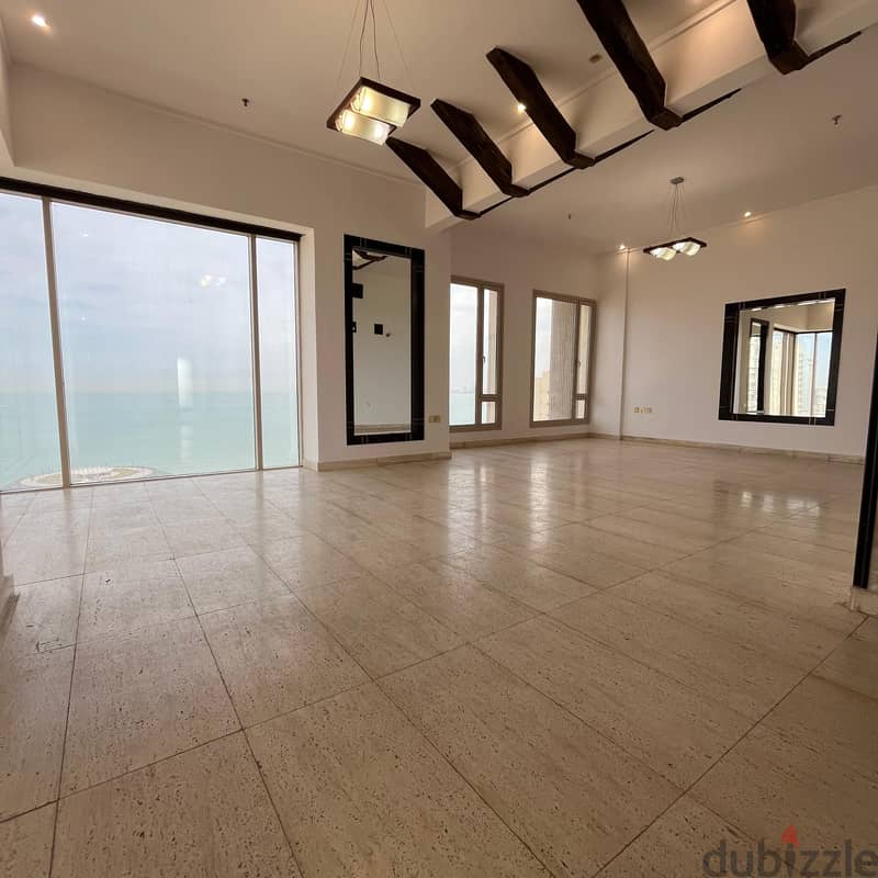 Full floor with direct sea view for rent in Al Shaab Al Bahri Block 8 1