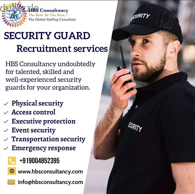 Security guard recruitment services 0