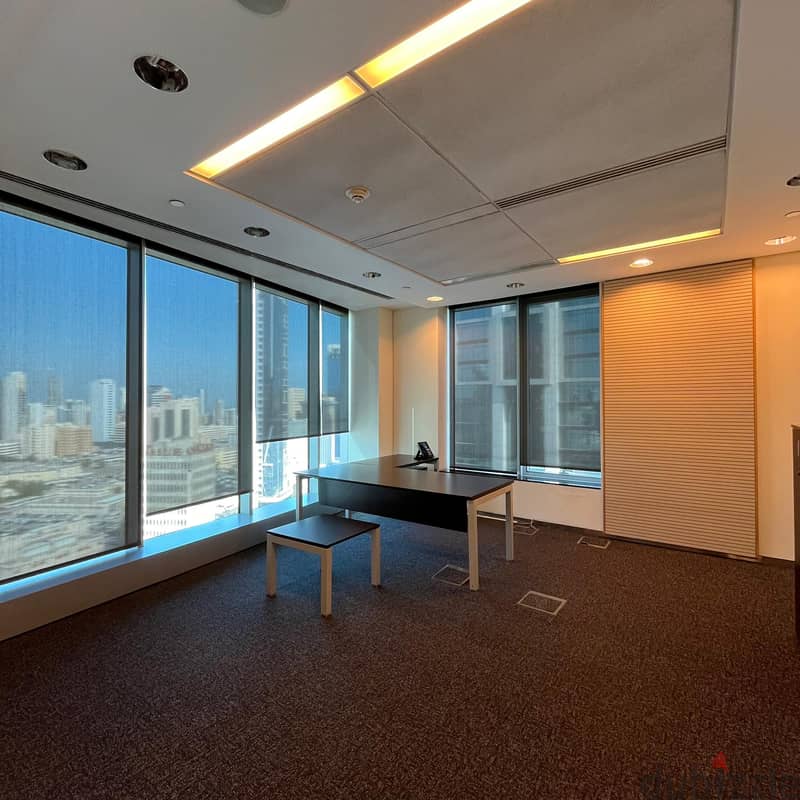 Half a commercial floor for rent in sharq Block 7 0