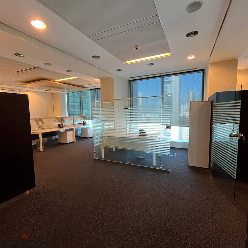 Half a commercial floor for rent in sharq Block 7 1